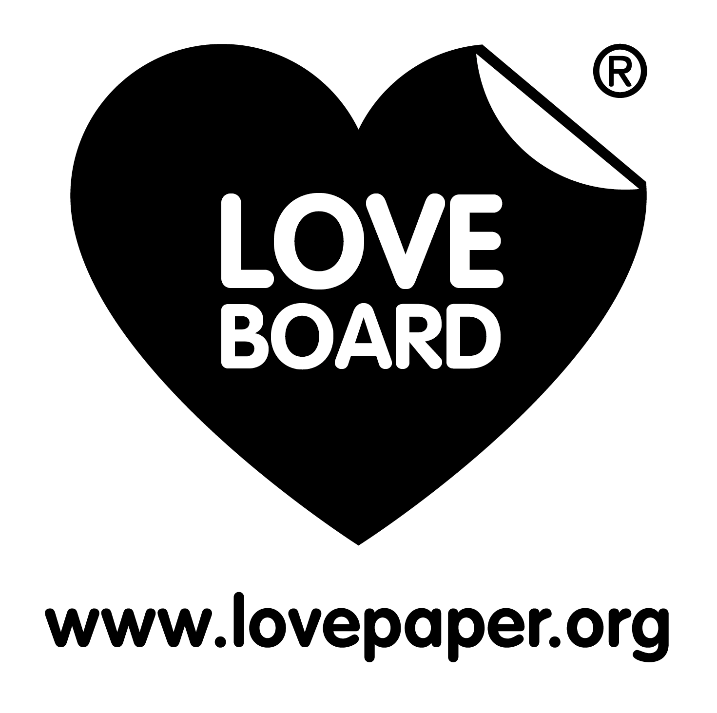 Love Board Logo - Black